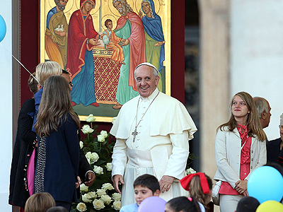 Papież Franciszek rodziny