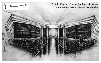 Unikalny dokument podpisany przez Papieża Franciszka a projekt-kaplicy