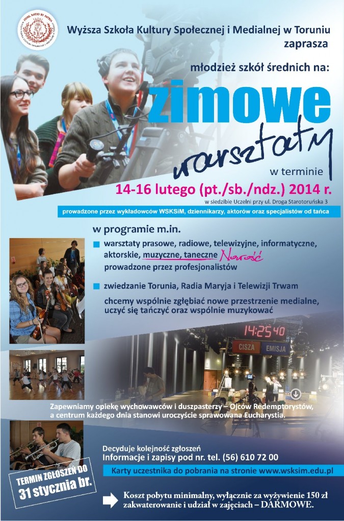 plakat_warsztaty_zimowe_luty_2014