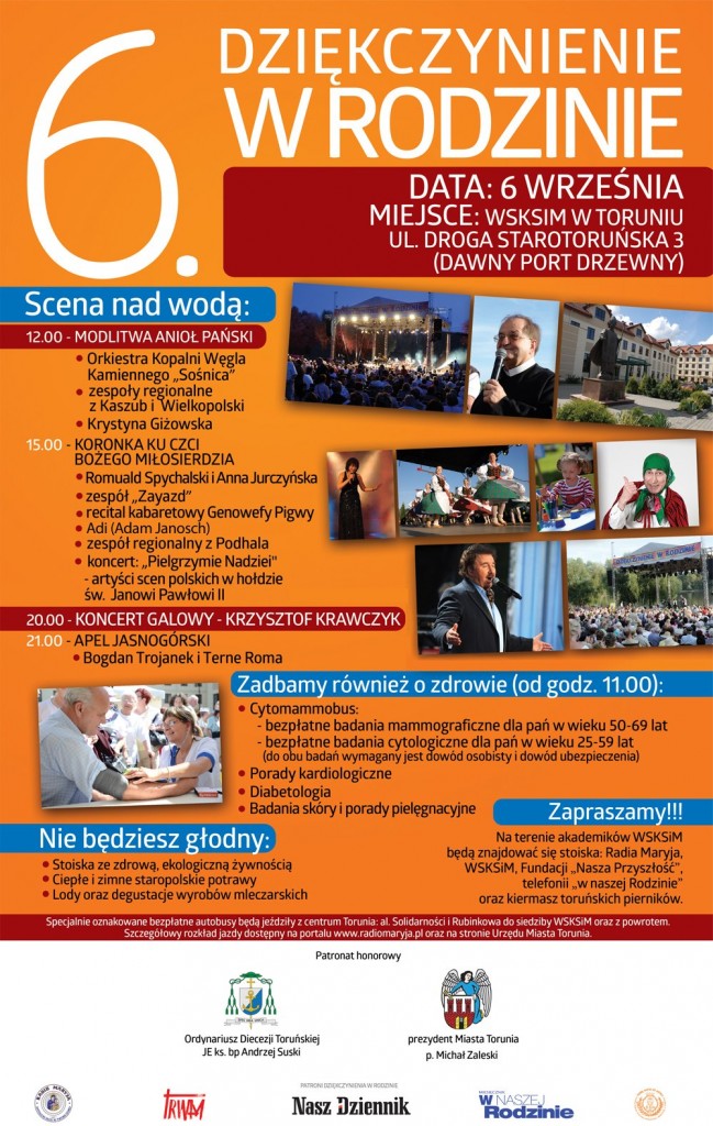 dziękczynienie w rodzinie - plakat