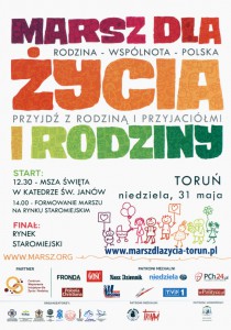 Plakat Marsz Toruń 2015