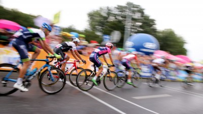 peleton na trasie