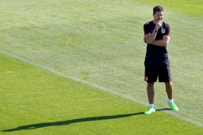 Atletico Madrid training