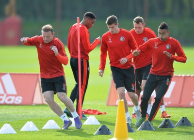 Manchester United training