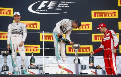 Rosberg, Hamilton, Vettel