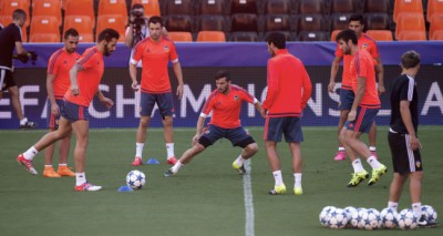 Valencia training session
