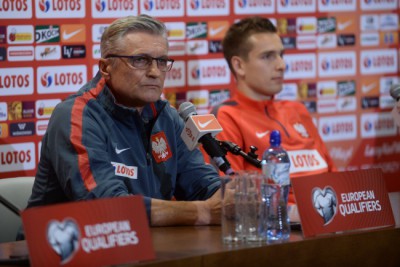 Trener Adam Nawa³ka Artur Sobiech
