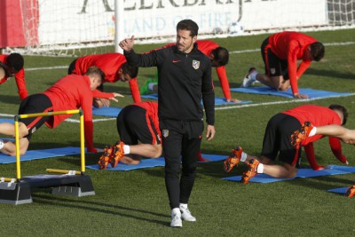 Atletico Madrid training