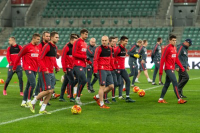 trening pi³karskiej reprezentacji Polski