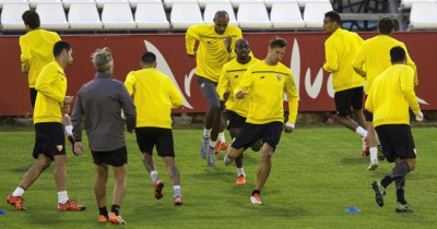 Sevilla FC training