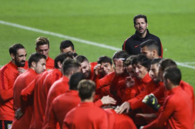 Atletico Madrid training