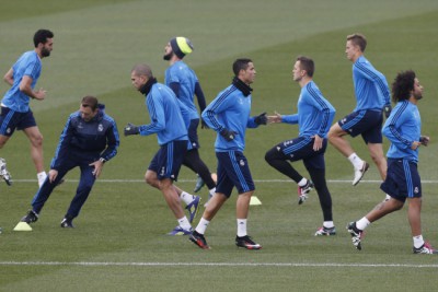 REAL MADRID TRAINING SESSION
