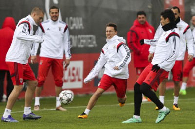 Benfica training session