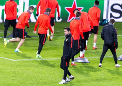 Atletico Madrid training