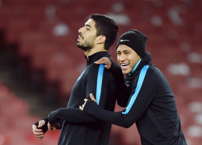 Barcelona training