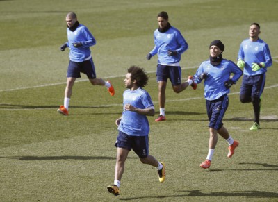Real Madrid training session