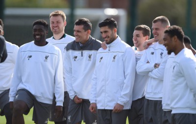 Liverpool training