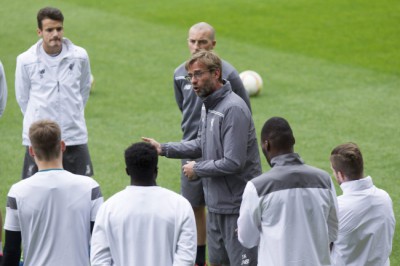 Liverpool FC training
