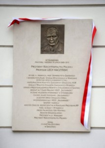 tablica Lech Kaczyński