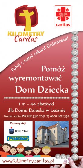 Dzisiaj finał akcji na rzecz Domu Dziecka w Lesznie