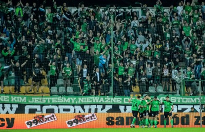Pi³karze i kibice Górnika £êczna