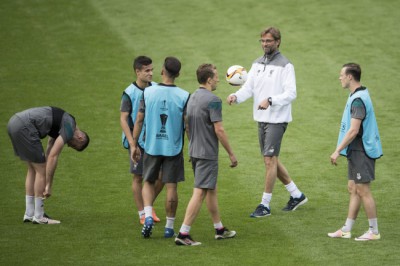 Liverpool FC training
