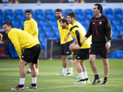 Sevilla FC training