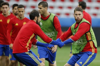 Spain training