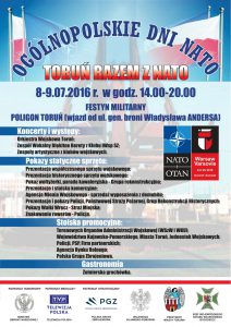 Plakat Festyn NATO Torń 2016 (1)