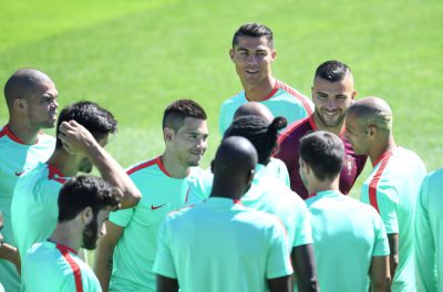 Portugal training session