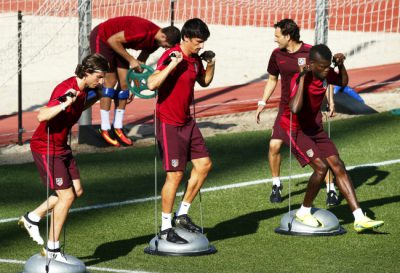Atletico Madrid training