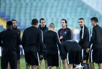 Paris Saint-Germain training session