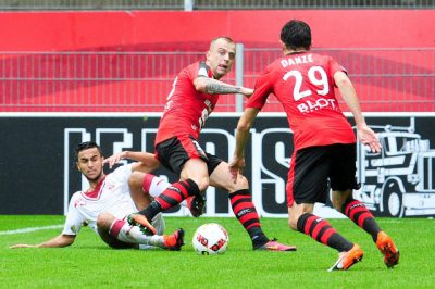 10 Kamil GROSICKI (ren) - 17 Adam OUNAS (bor) Dostawca: PAP/Panoramic