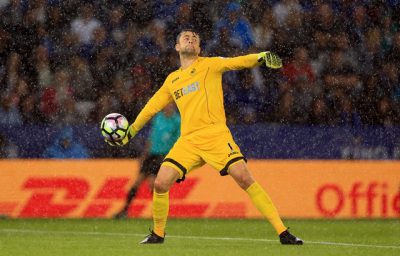 Swansea City goalkeeper Lukasz Fabianski Dostawca: PAP/PA