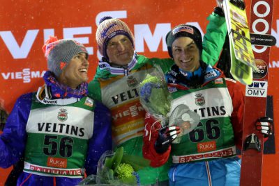 Daniel Andre Tande, Severin Freund, Manuel Fettner