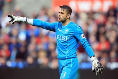 Swansea City goalkeeper Lukasz Fabianski Dostawca: PAP/PA