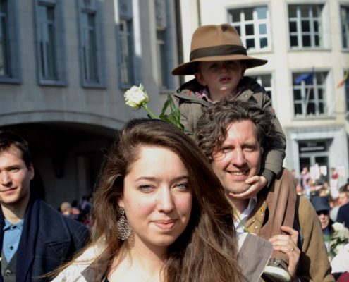 Marsz dla życia w Brukseli