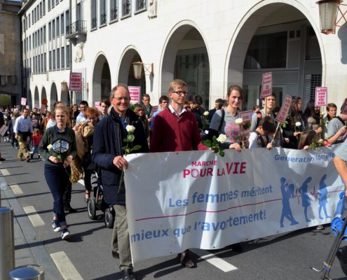 Marsz dla życia w Brukseli