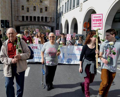 Marsz dla życia w Brukseli