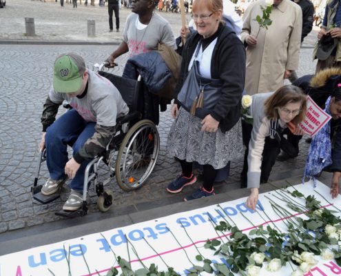 Marsz dla życia w Brukseli