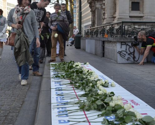 Marsz dla życia w Brukseli