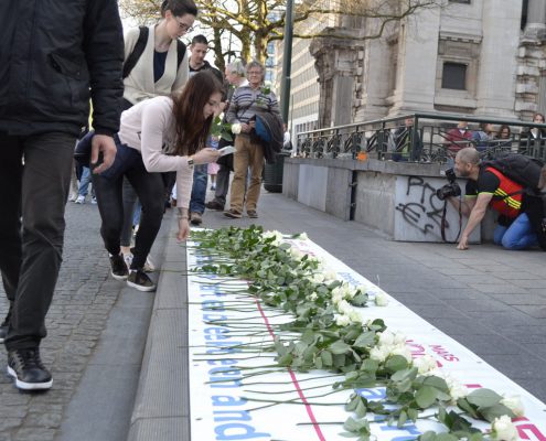 Marsz dla życia w Brukseli