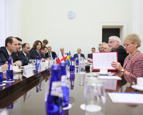 Witold Waszczykowski, Margot Wallstrom, Micheil D¿anelidze