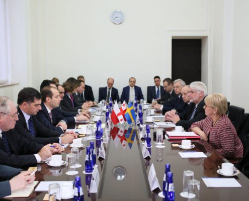 Witold Waszczykowski, Margot Wallstrom, Micheil D¿anelidze