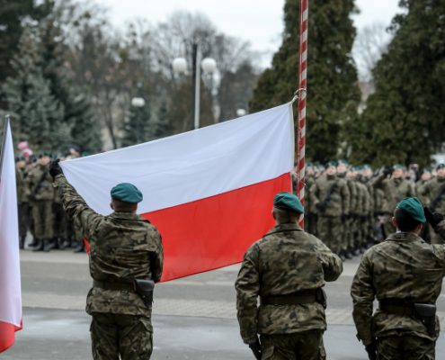 przysiêga ¿o³nierzy Terytorialnej S³u¿by Wojskowej 2. Lubelskiej Brygady Obrony Terytorialnej