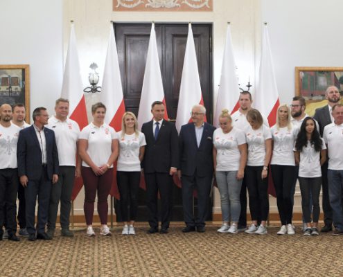 Spotkanie Prezydenta RP z medalistami mistrzostw Europy w Lekkoatletyce (1)