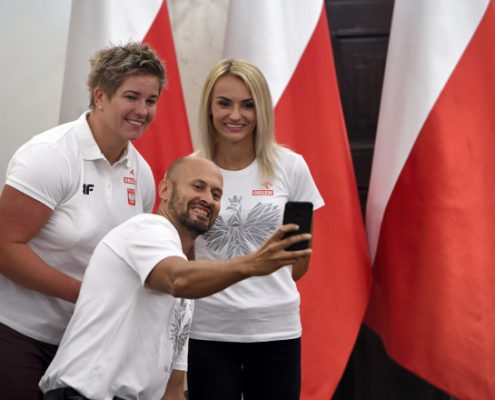 Spotkanie Prezydenta RP z medalistami mistrzostw Europy w Lekkoatletyce (2)