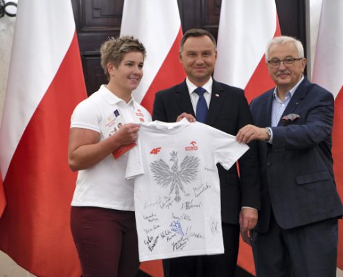 Spotkanie Prezydenta RP z medalistami mistrzostw Europy w Lekkoatletyce (8)