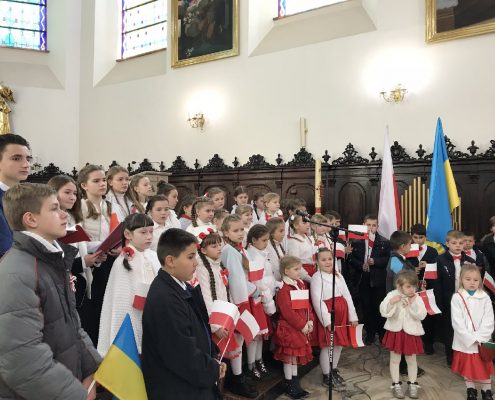 Msza św. za Ojczyznę na Ukrainie w 100-lecie odzyskania niepodległości przez Polskę (7)