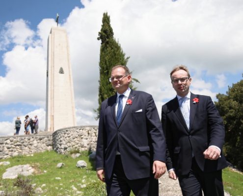 Uroczystości 75. rocznicy bitwy o Monte Cassino z udziałem polskiej delegacji (1)